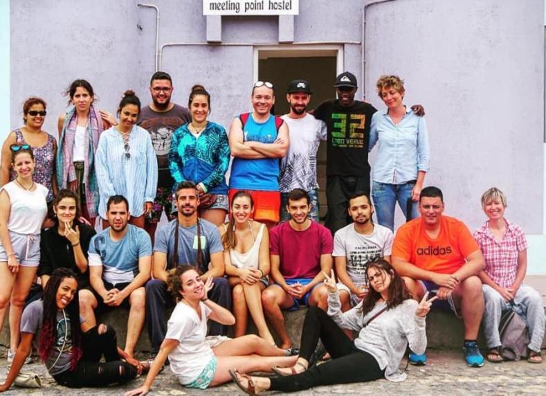 pontu d'nkontru Hostel Praia Exterior foto