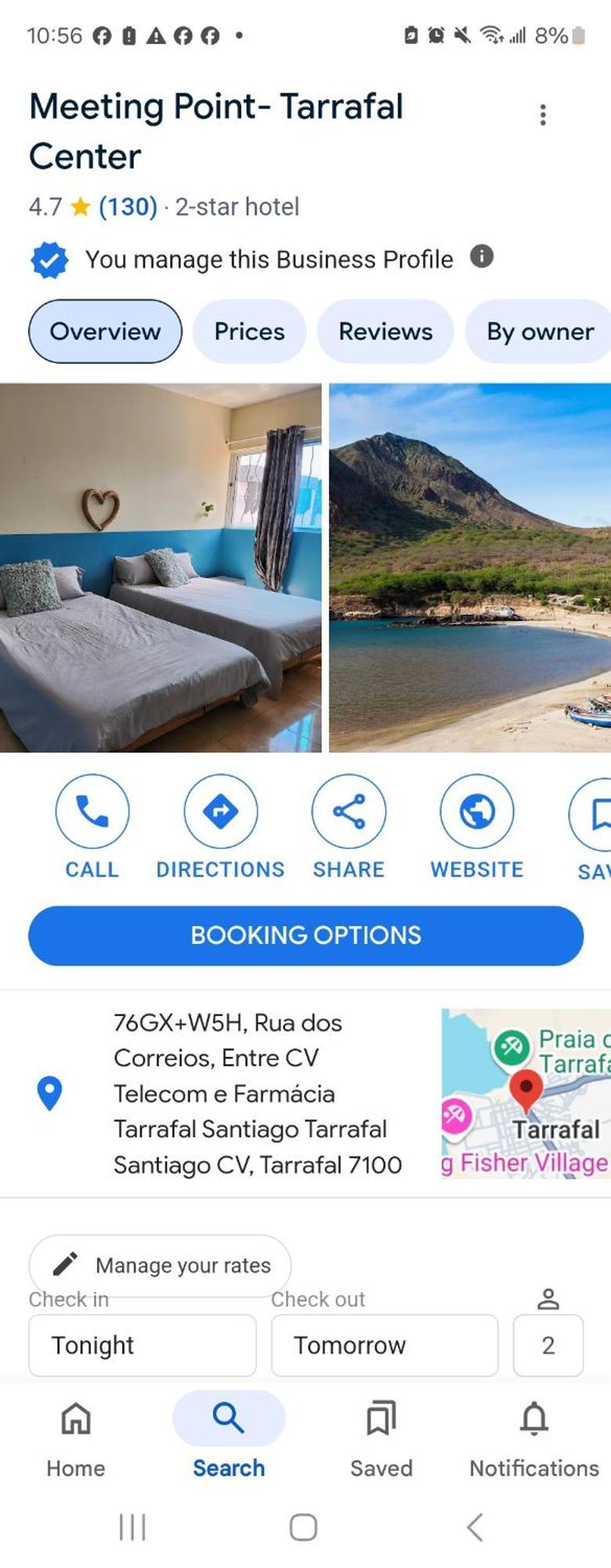 pontu d'nkontru Hostel Praia Exterior foto