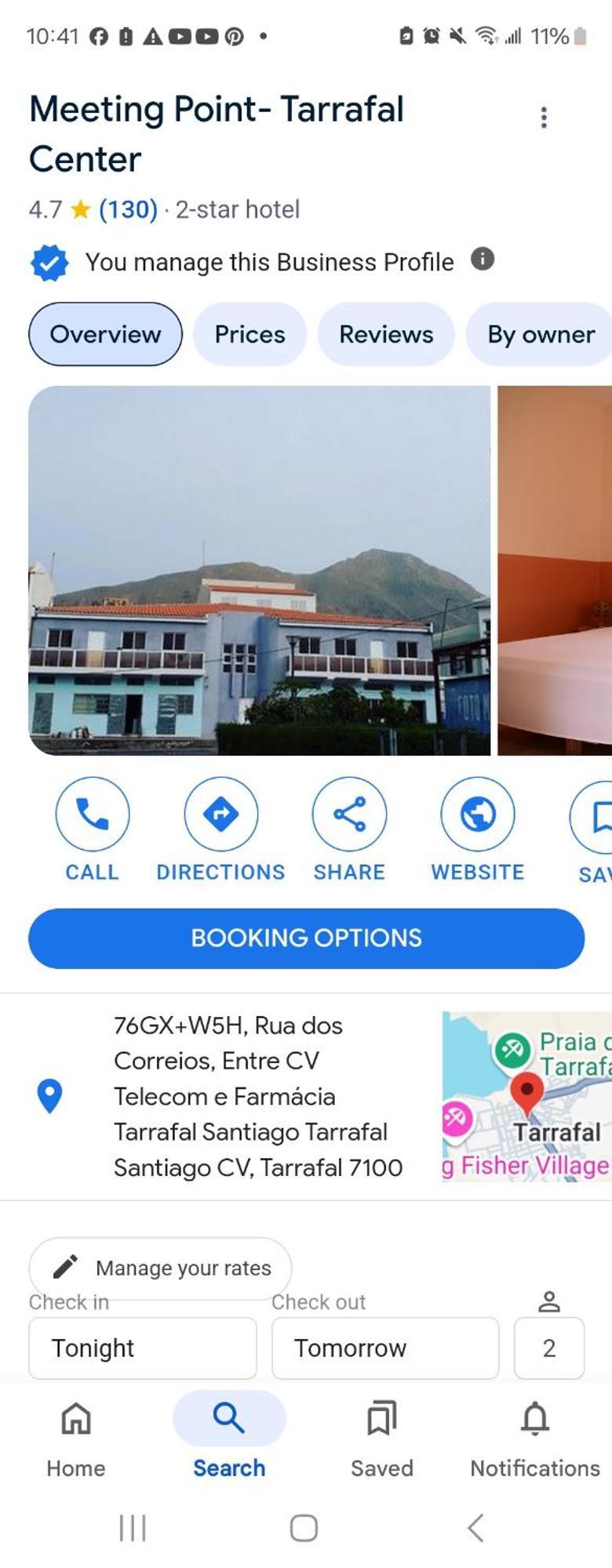 pontu d'nkontru Hostel Praia Exterior foto